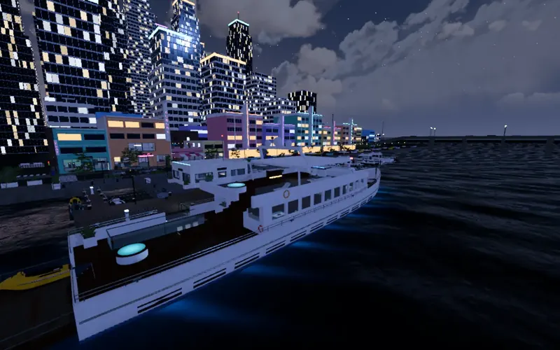 Miami Yacht in Zombies lighting